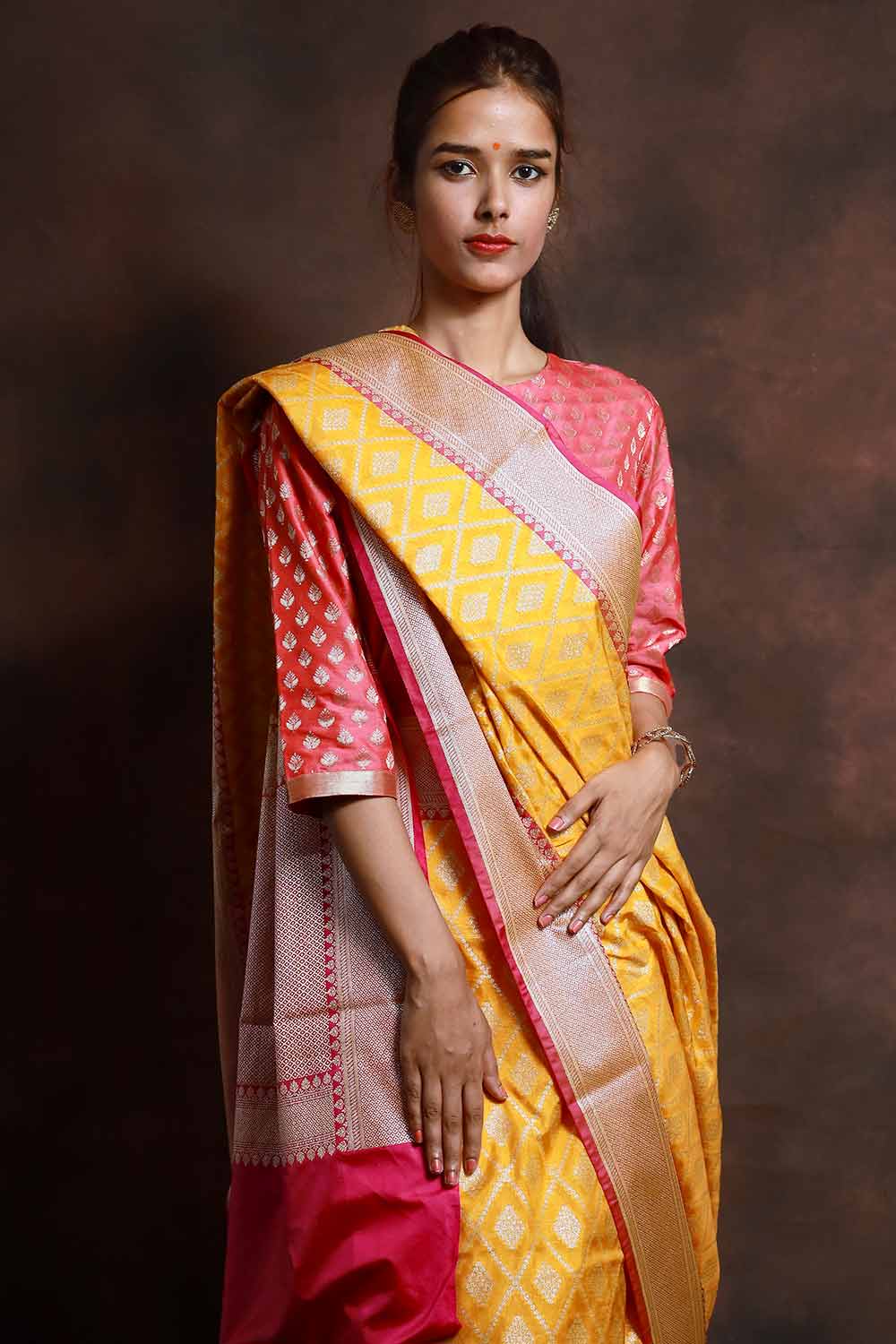 Haldi Sarees – SILKFAB