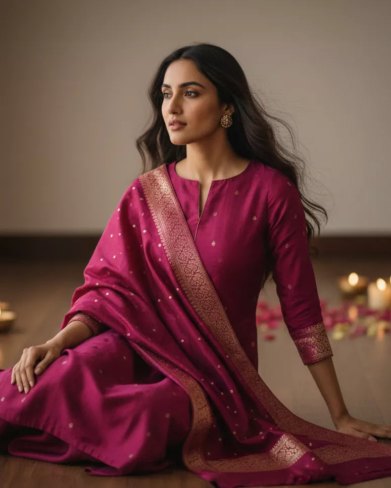 Banarasi Dupatta Silkfab