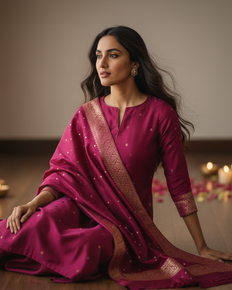 Banarasi Dupatta Silkfab