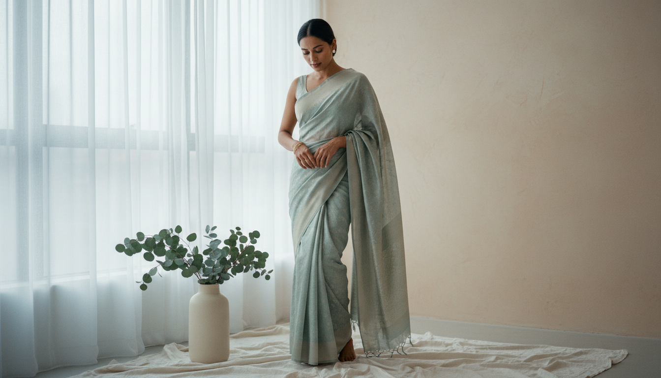Silkfab Cotton Silk Saree