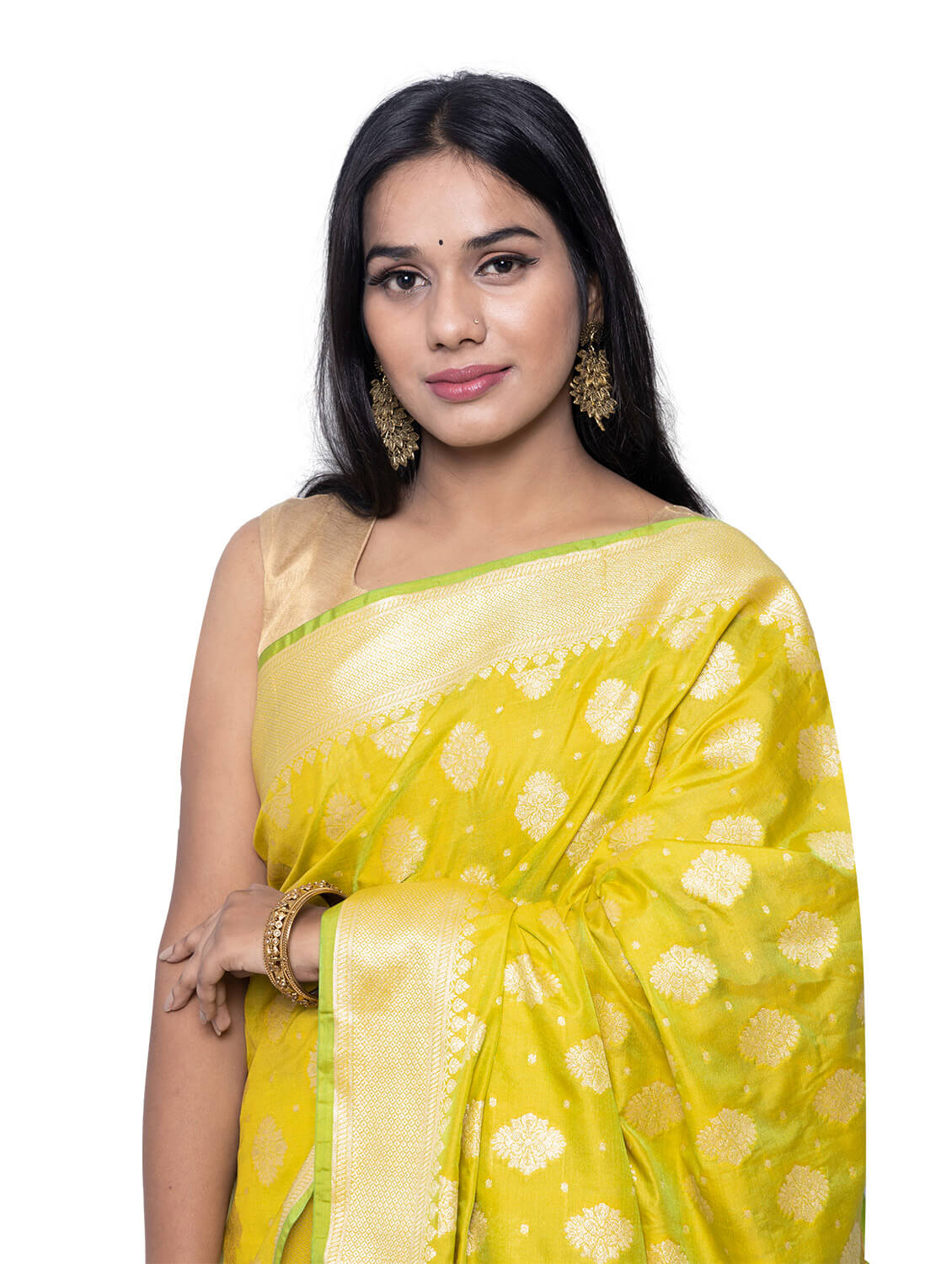 Dorai Cotton Saree Lemon Yellow (KV/V2) – Aura Studio India